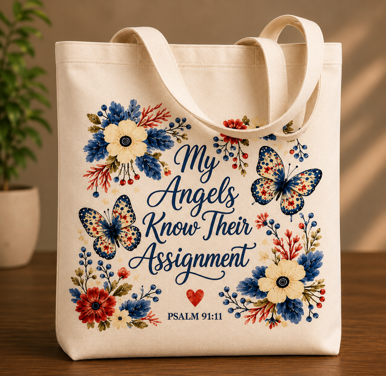 My Angels Know Their Assignment Tote