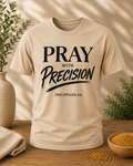 Pray With Precision – Philippians 4:6 Tee Cream