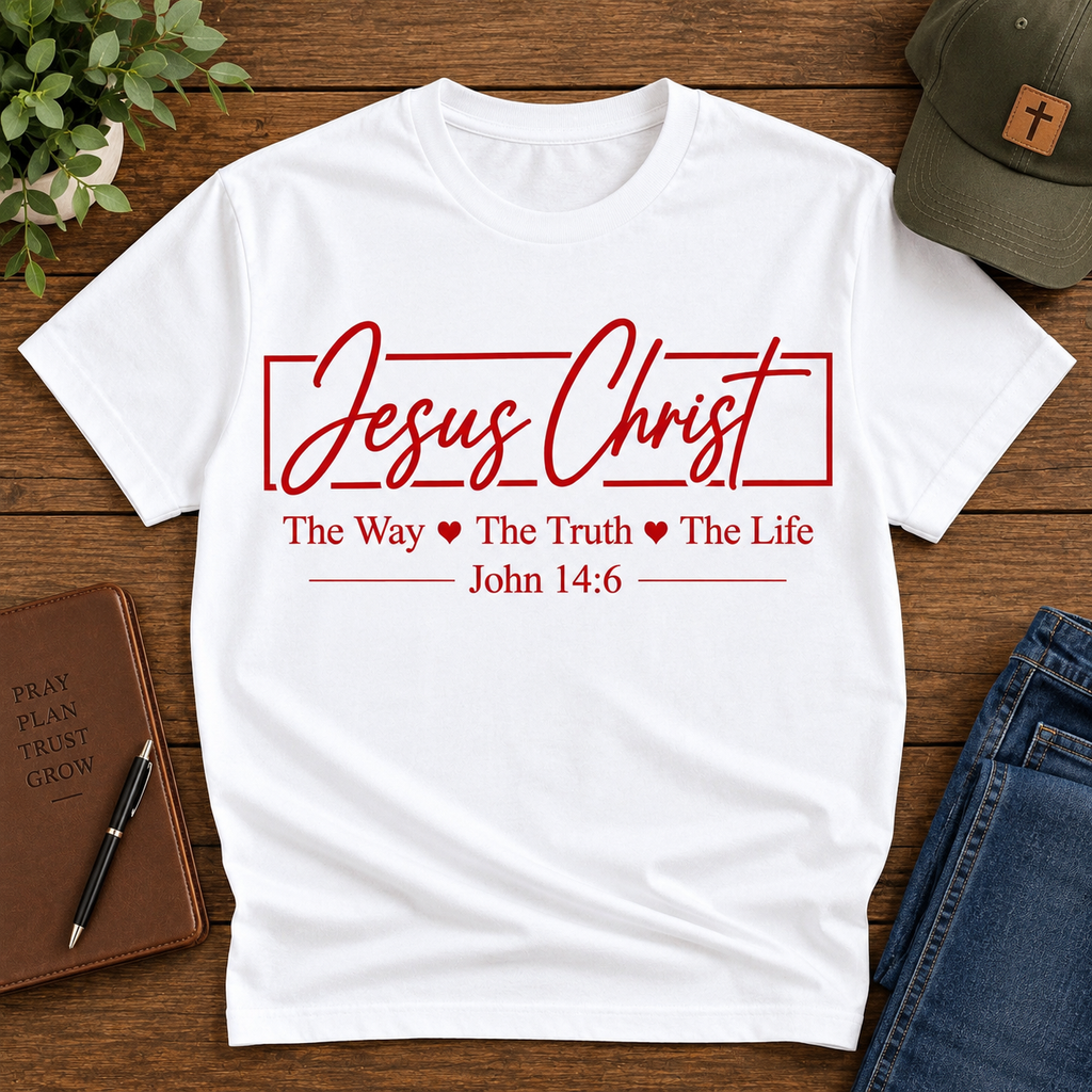 Jesus Christ — The Way, The Truth, The Life Tee