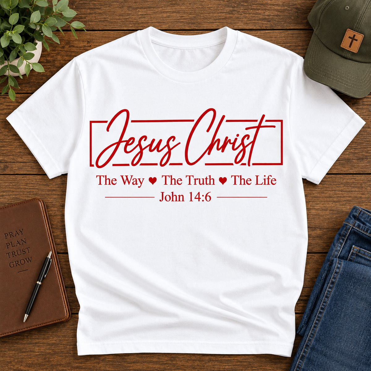 Jesus Christ — The Way, The Truth, The Life Tee