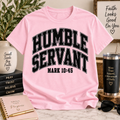 Humble Servant Tee Pink