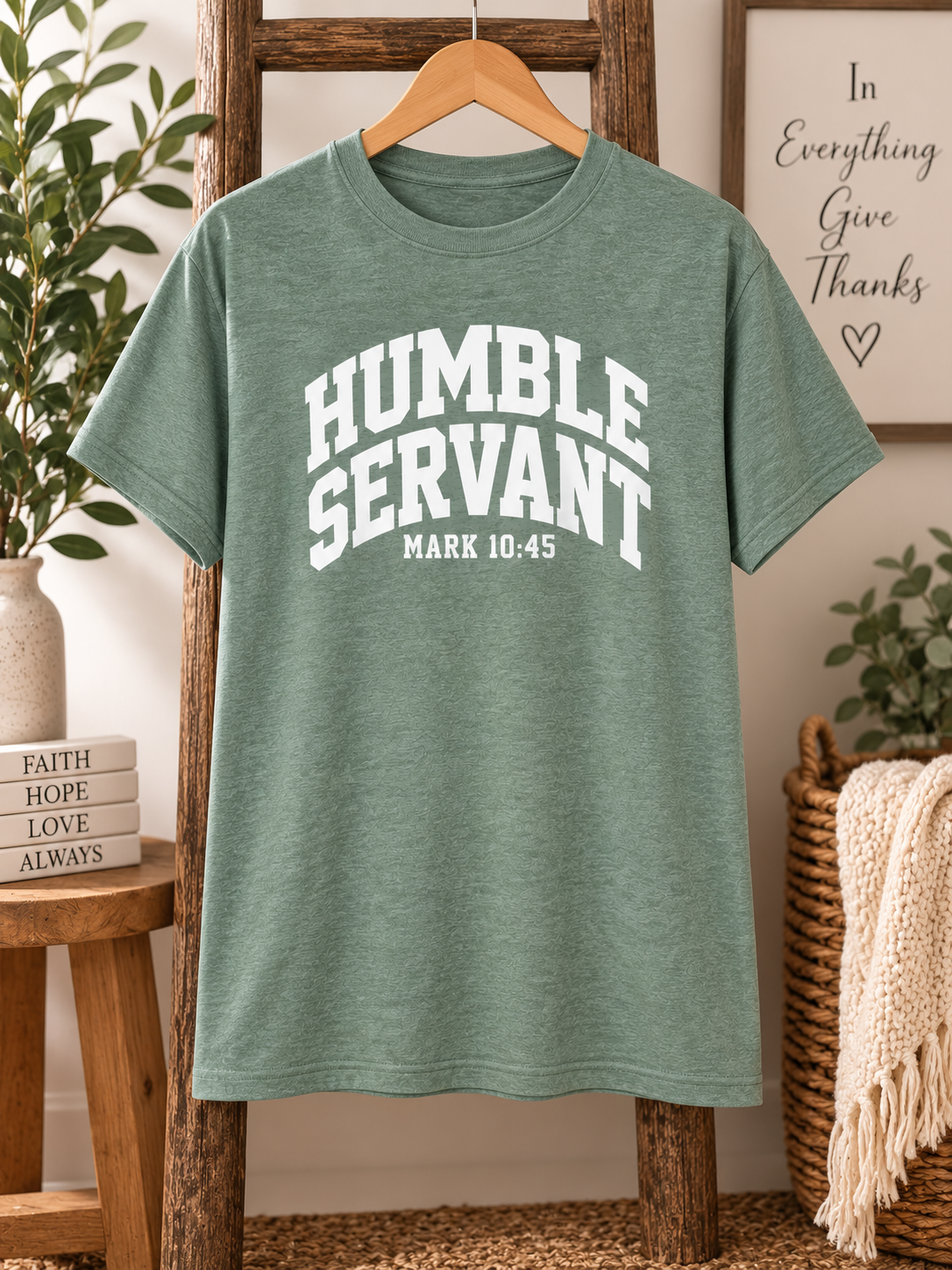 Humble Servant Tee Sage