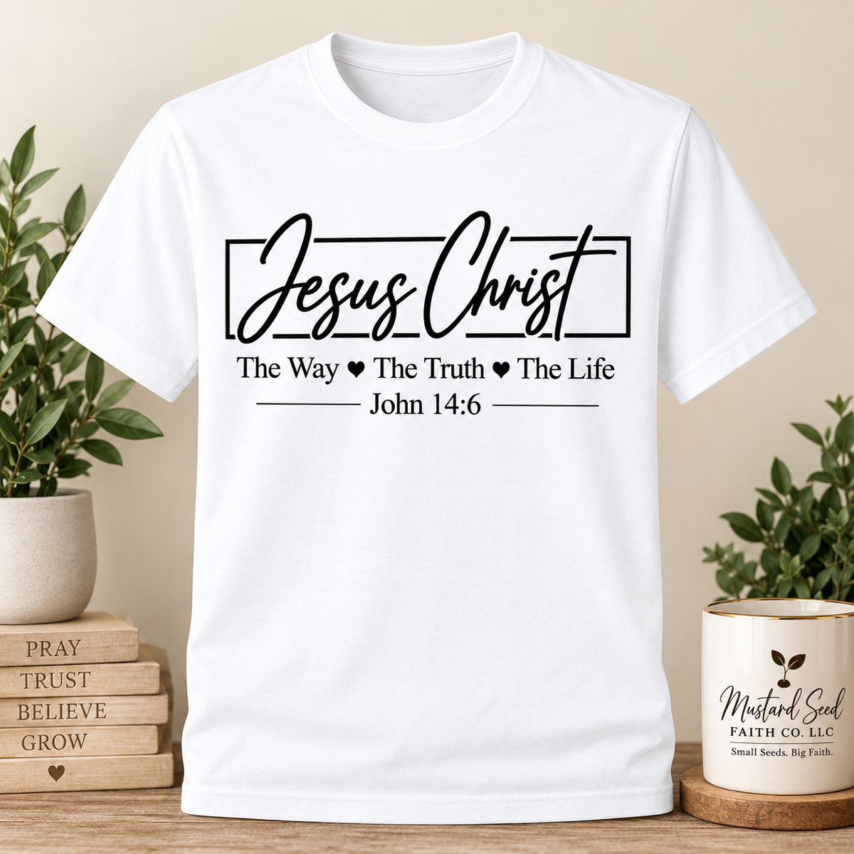 Jesus Christ — The Way, The Truth, The Life Tee