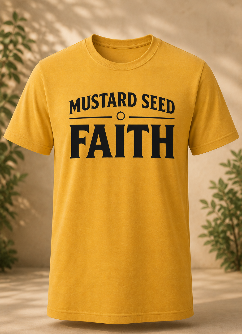 Mustard Seed Faith Tee - Mustard
