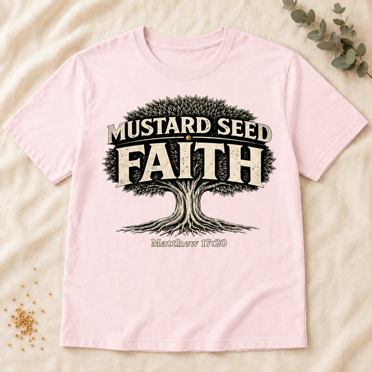 Tree - Mustard Seed Faith - Pink